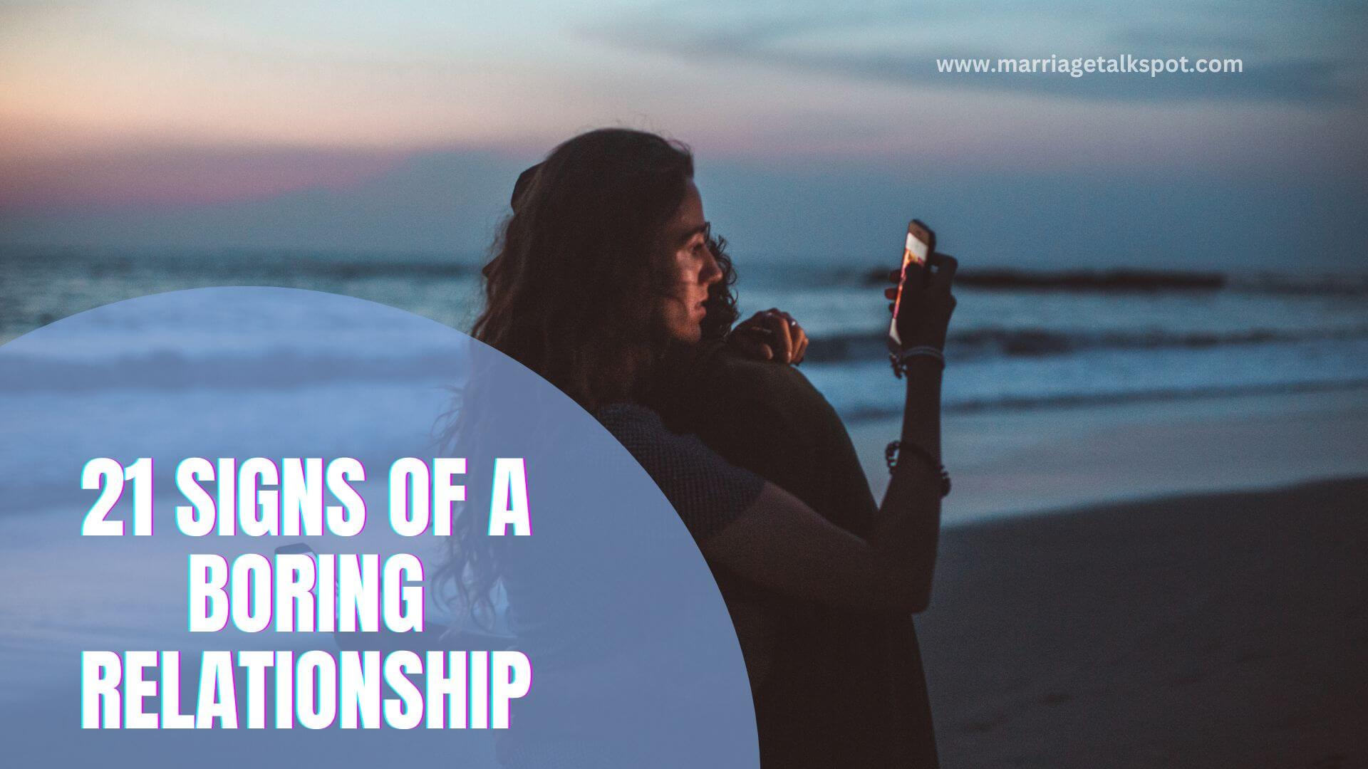 Signs of a boring relationship